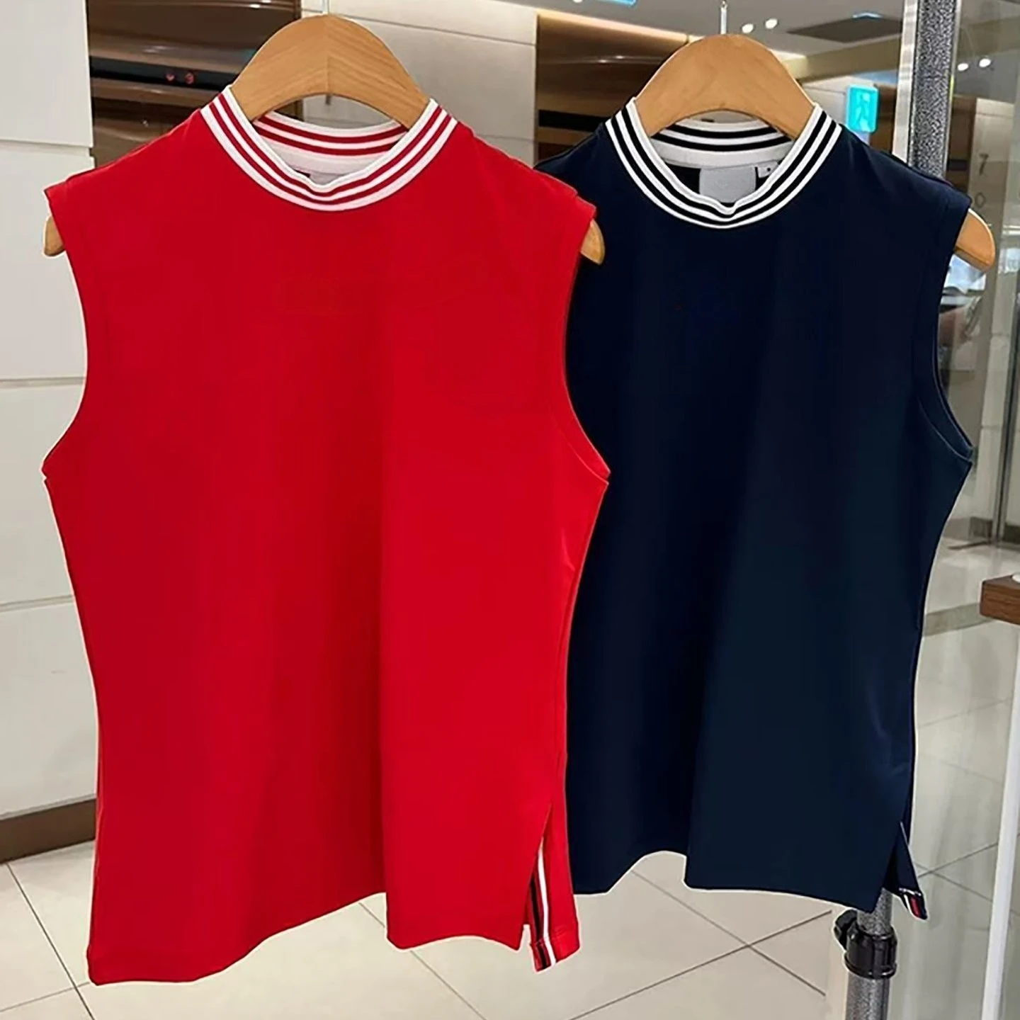 

26 новых полосатых жилетов для гольфа с круглым вырезом, быстросохнущий дышащий спортивный топ без рукавов, женская повседневная майка для активного отдыха