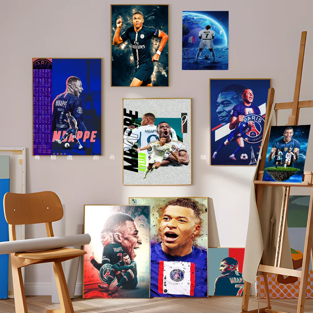 Kylian Football Star Good Quality Prints And Posters HD Quality Poster Wall Art Painting Study Home Decor