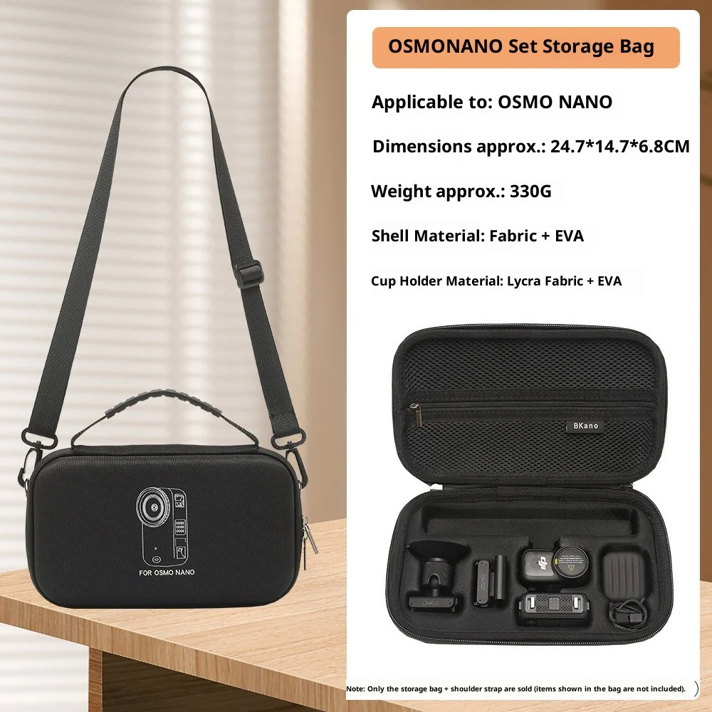 

Shoulder bag For DJI OSMO NANO Storage bag Thumb stabilization camera bag Shoulder bag Hard For DJI OSMO NANO Accessories