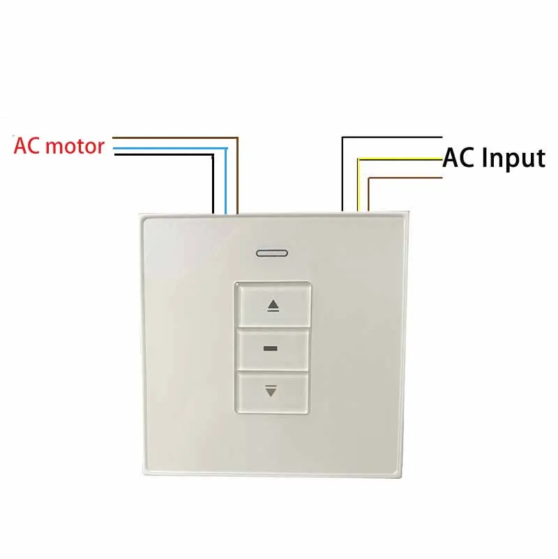 Electrical Wall Mounted Switch For AC Motor Operator Pergola Control Panel Optional Wifi Remote