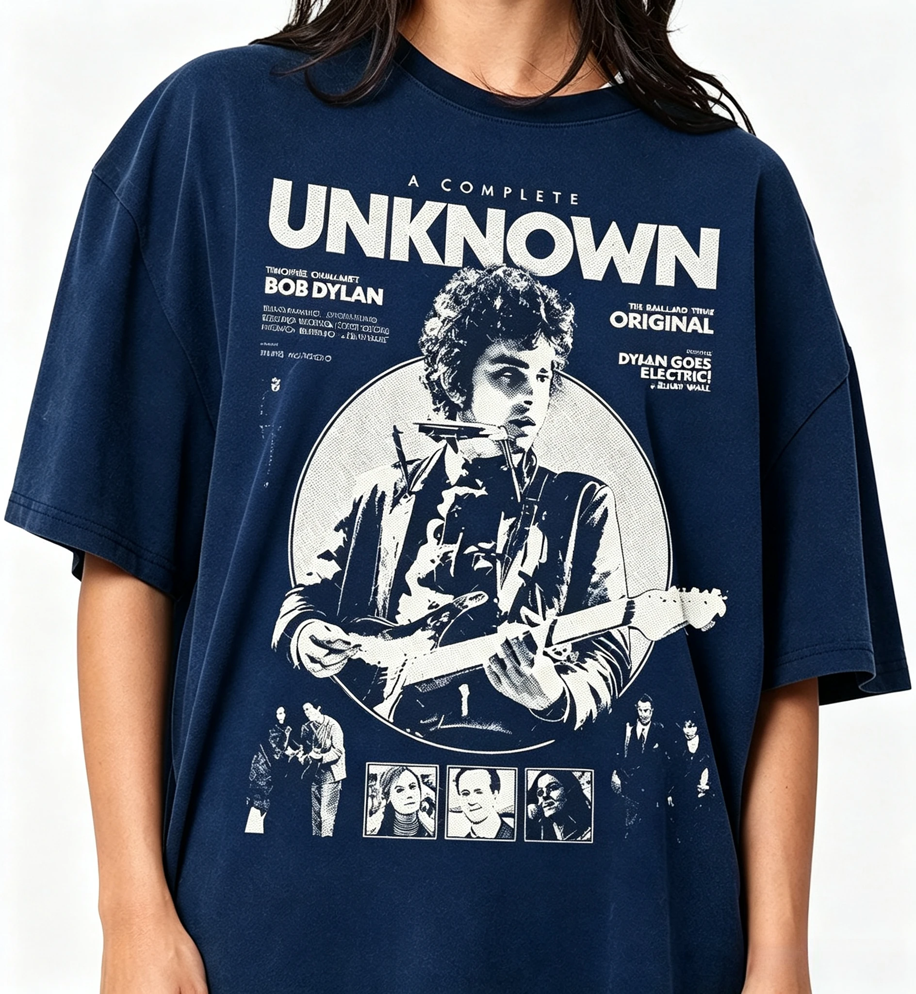 Limited Edition Completely Unknown T-shirt Bob Dylan Timothee Chalamet Comfort Series Unisex Gift T-shirt Y2k Ins