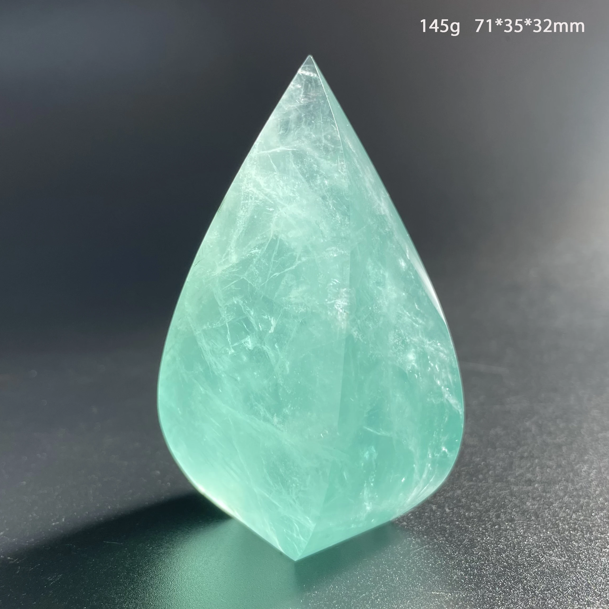 Natural Green Fluorite Crystal Torch Tower Colorful Fluorite Wand Point Quartz Crystal Healing Treatment Decoration Obelisk Gift