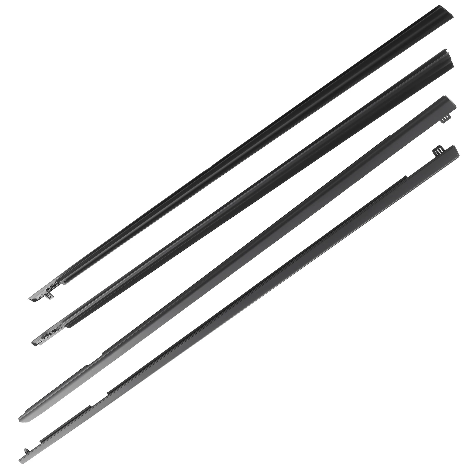 

Lower Door Window Reveal Molding Weatherstrip Set For 08-09 Pontiac G8 GT GXP