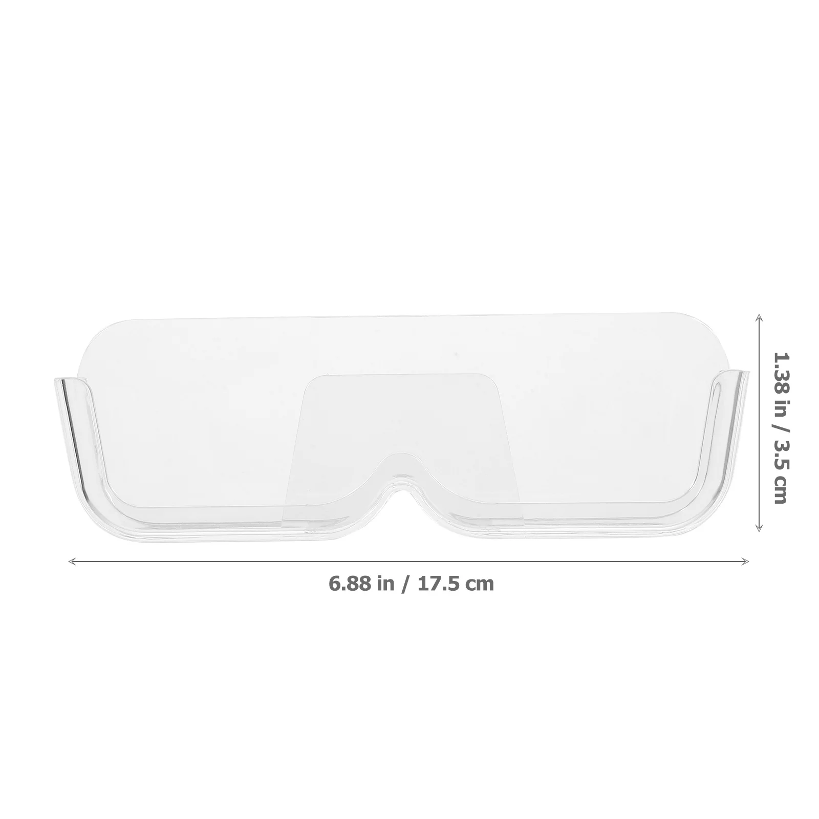 

Cabinet Adhesive Glasses Box Wall Mounted No Drilling Sturdy Wear-Resistant Sunglasses Case Organizer Storage Glasses Case