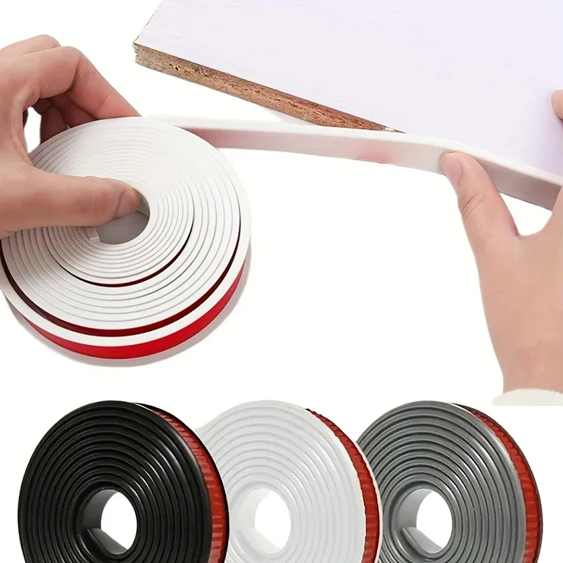 5M Self-Adhesive Edge Banding Strip, Anti-Collision Edge Protector Trim for Cabinets, Tables and Wardrobes