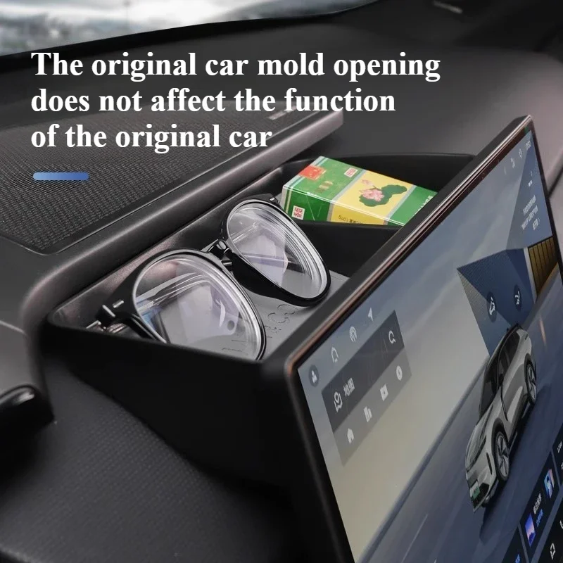 For Lynk&Co 08 Rear Screen Storage Box Tissue Box Central Control Storage Interior Decoration Car Accessories Tools