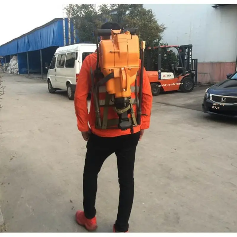 YN27C internal combustion rock drill, cement pavement hand-held crushing rock drill integrated drilling rig mine rock drill