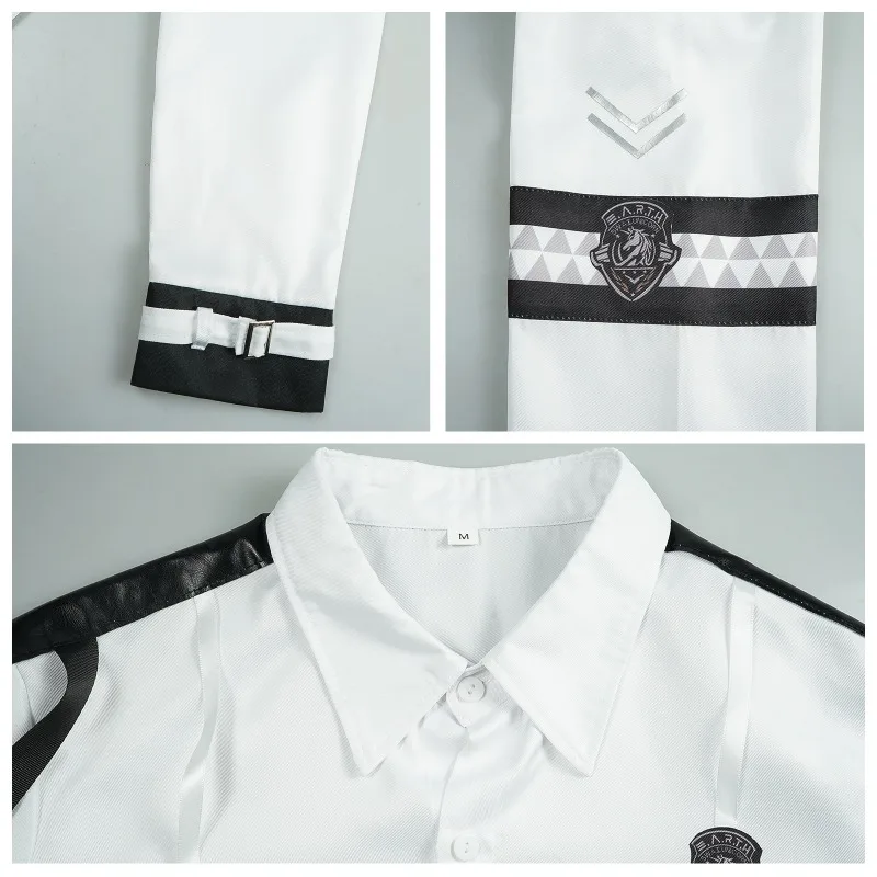 게임 사랑과 Deepspace Xavier 코스프레 의상 남성 역할 놀이를위한 잘 생긴 제복 정장 할로윈 카니발 멋진 파티 의상