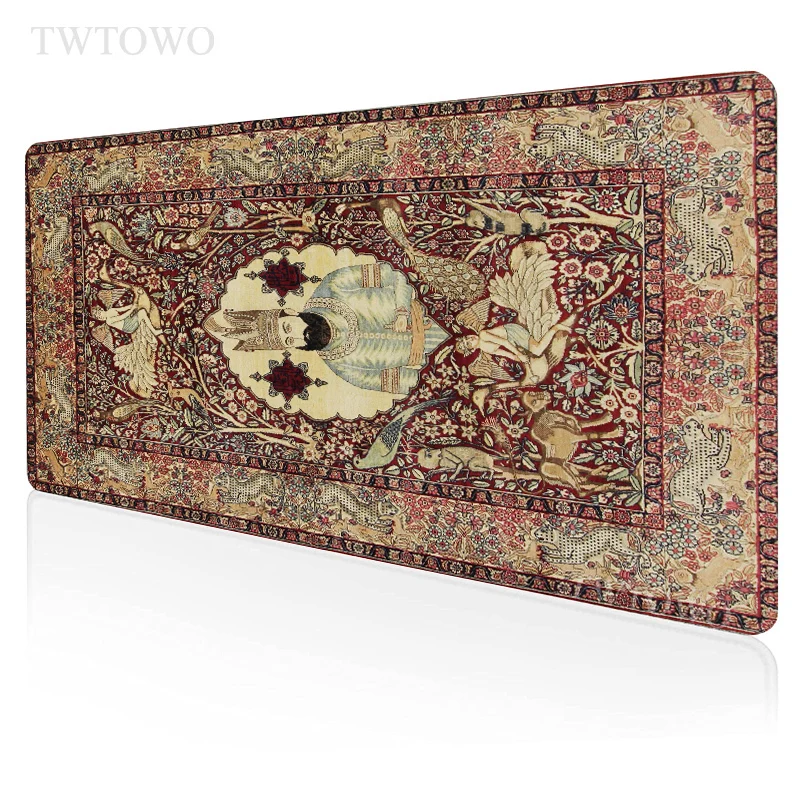 Persian Rug Mouse Pad Gaming XL HD New Home Mousepad XXL Mouse Mat Anti Slip Carpet Natural Rubber Computer Mice Pad Mouse Mat