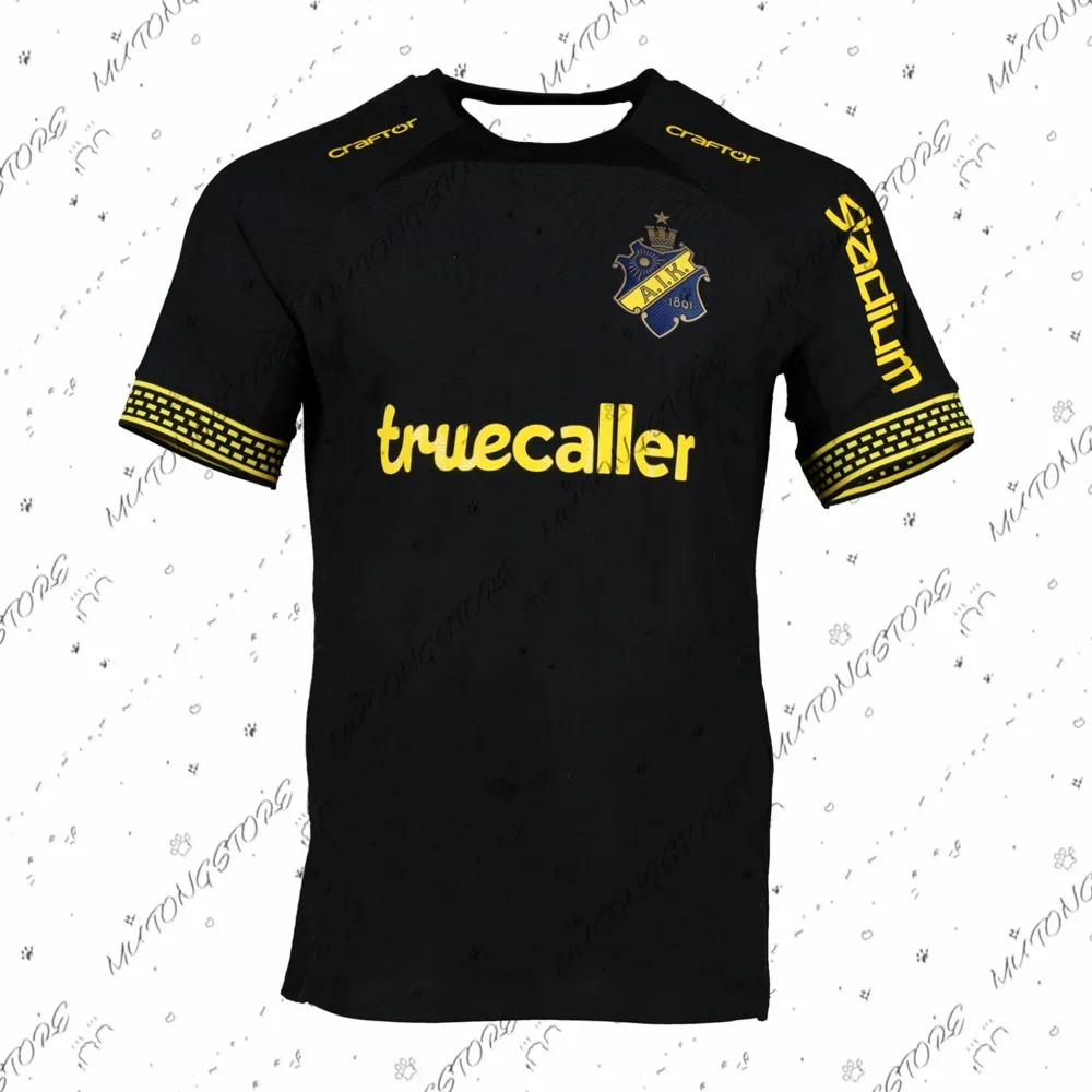 

2025 Men's AIK Football Home and Away Jersey Youth and Children's Training Sports Comfortable Breathable Jersey
