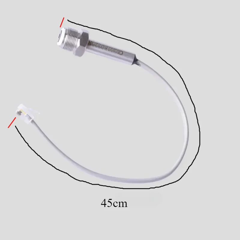 Wetool Pressure Sensors Paint Tool Parts Pressure Transducer Sensor 45cm Longth for Paint Sprayer  395 490 495 695 1095 Mak