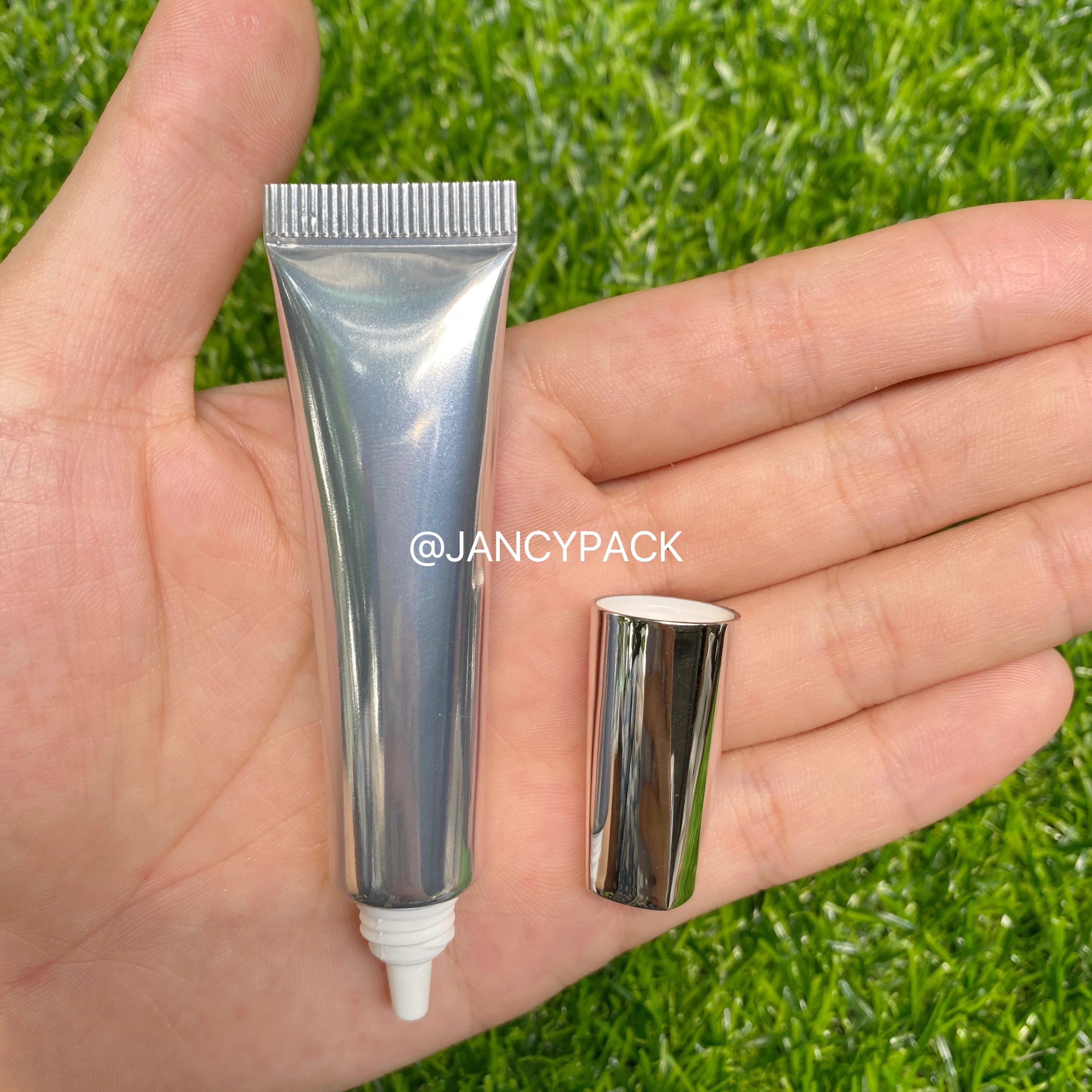 10 ml Zilver Goud Plastic Knijpfles Oogcrème Container Hervulbare Make-Up Essentie Lotion Zachte Fles Lege Hervulbare Buizen