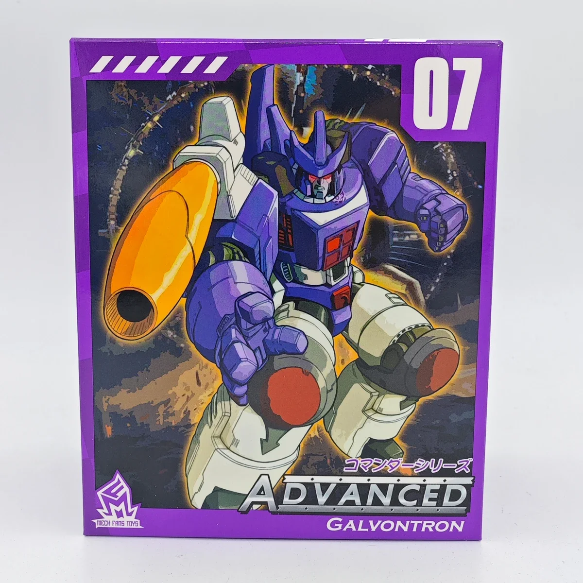 Mech Fans TOYS MFT MF-07 Galvontron MF07 Advanced Series Galvatron Figurka akcji 12 cm W/Box-Second Edition