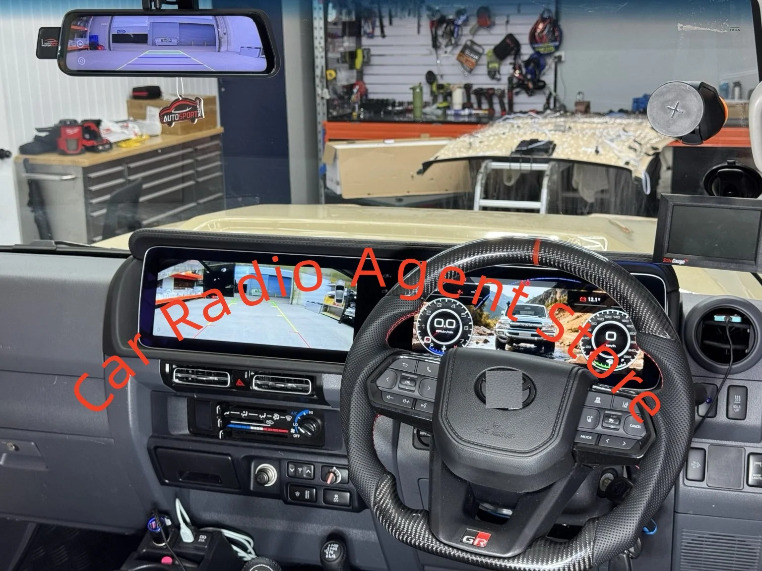 

For Toyota Land Cruiser LC70 71 76 78 79 24.6" Android Auto Car Radio Digital Cluster Carplay Stereo GPS Navi Headunit