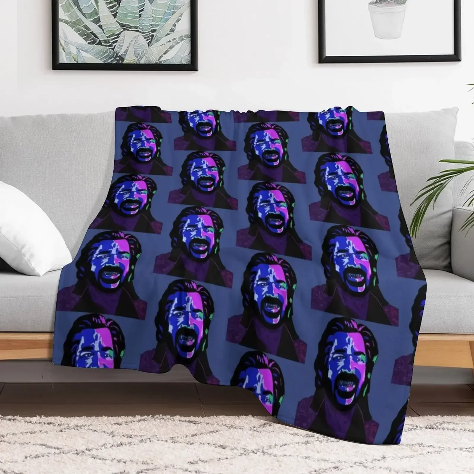 

Laszlo Cravensworth What We Do In The Shadows Matt Berry Throw Blanket Quilt Moving Blankets
