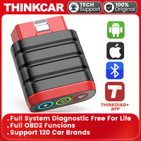 THINKCAR THINKDIAG Mini Auto Scanner with Full OBD2 Code Reader, All System Diagnostic Tool Read/Clear Fault Code for All Cars
