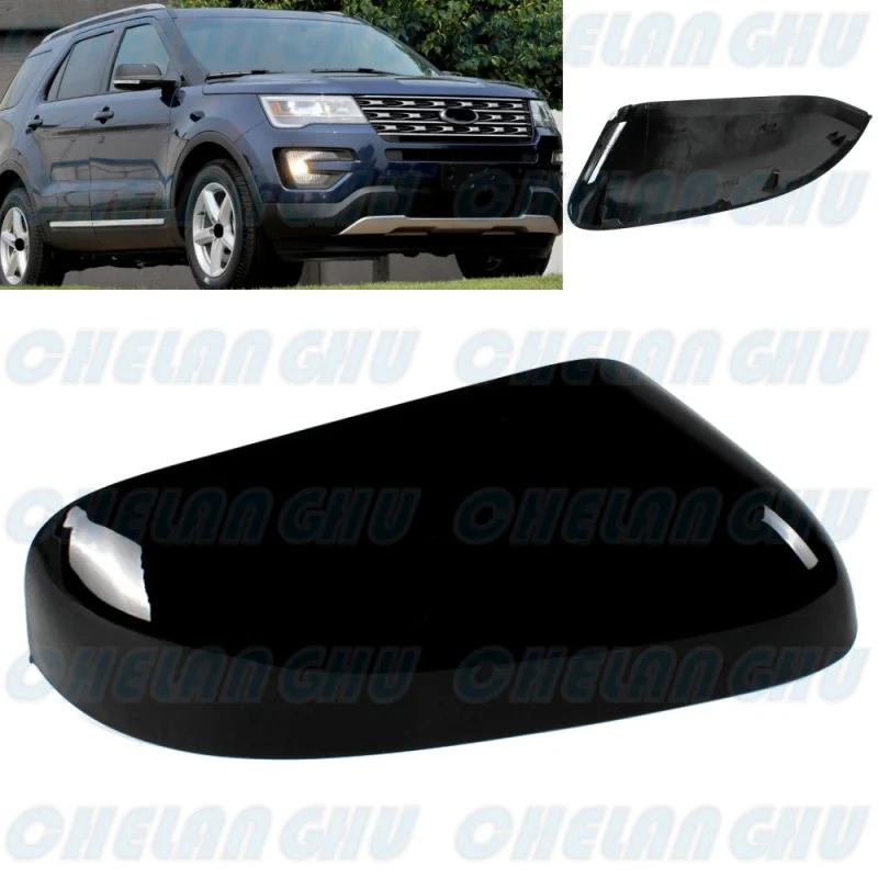 

Right Side black painted Rear Mirror Housing Cover Cap for Ford Explorer 2016 2017 2018 2019 US Version