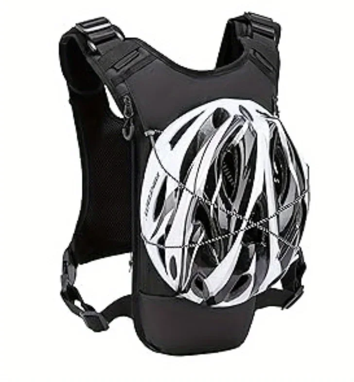 Lekka torba na klatkę piersiową do biegania, na wędrówki, aktywności na świeżym powietrzu, maraton, wyścigi rowerowe, bez pojemnika na wodę, męska saszetka na klatkę piersiową