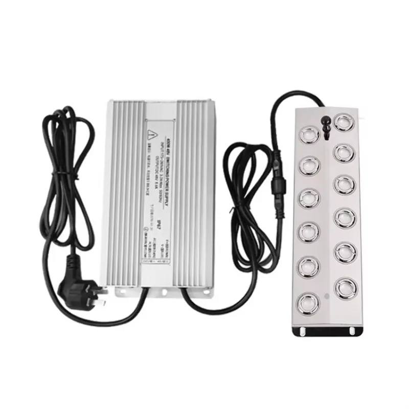 Factory stainless steel 12 head atomizer aquarium rockery fountain landscape mushroom sprayer