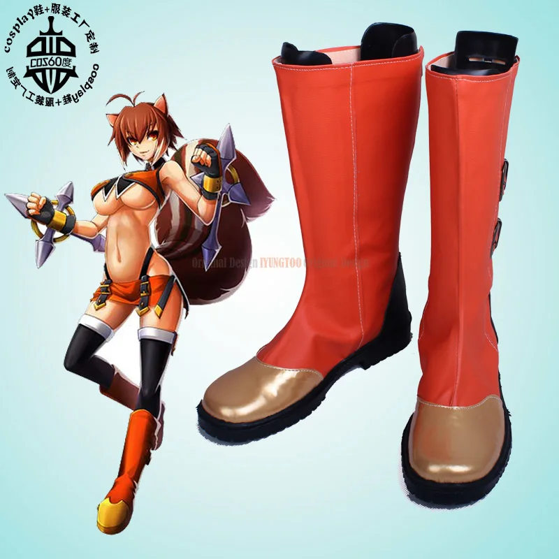 

BlazBlue Alter Memory Ayunda Risu Anime Characters Shoe Cosplay Shoes Boots Party Costume Prop