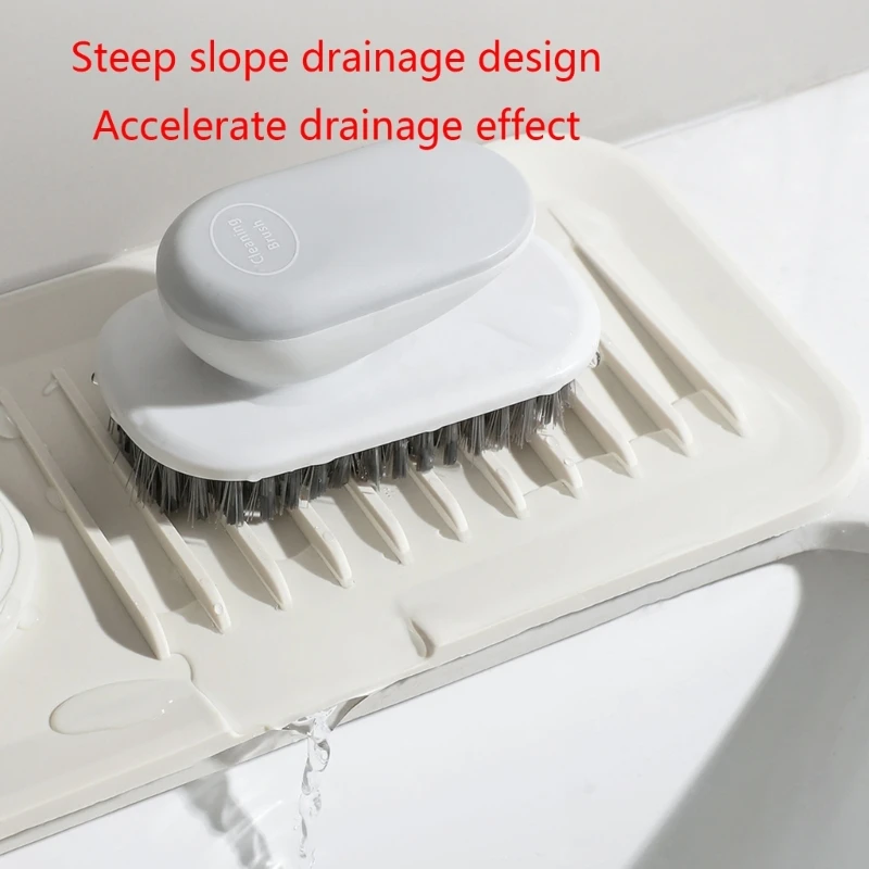 Faucets Guard Mat Drain Drying Pad Sink Faucets Spatter Guard Mat Kitchen