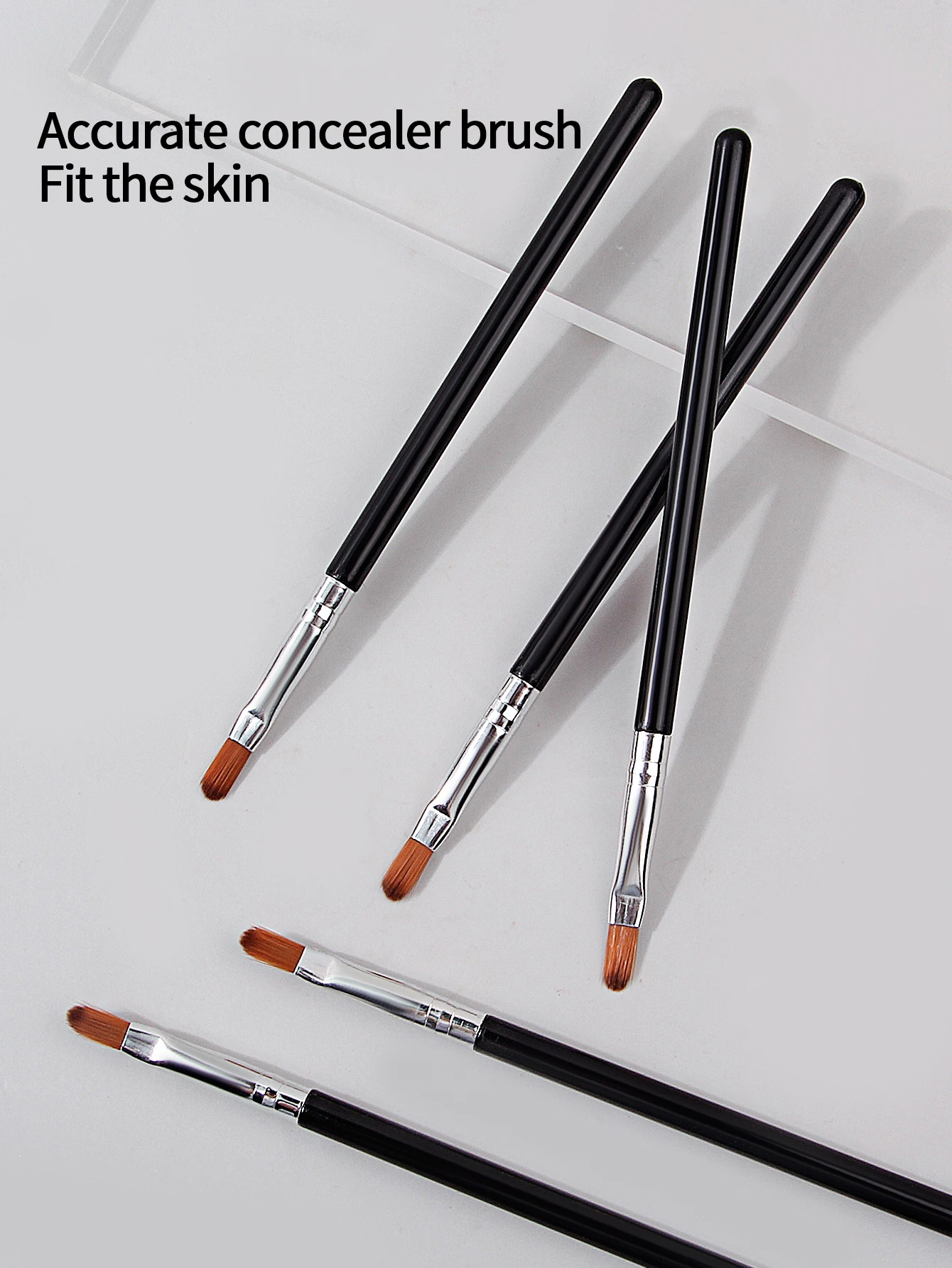 30Pcs Ultra-thin Lip Line Eyebrow Concealer Brushes Detail Concealer Makeup Tool Lip Brow Contour The Line Brush