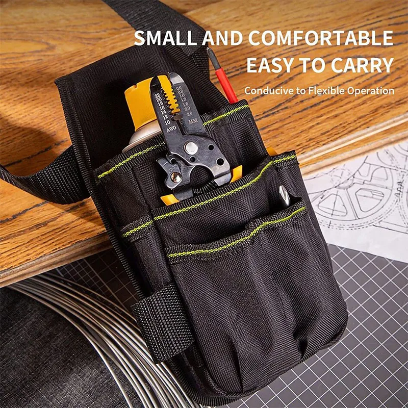 Multi Functional Oxford Cloth Tool Waist Bag Belt Organizer For Pliers Screwdriver Wrench Hammer Repair Tool Holder For Workers