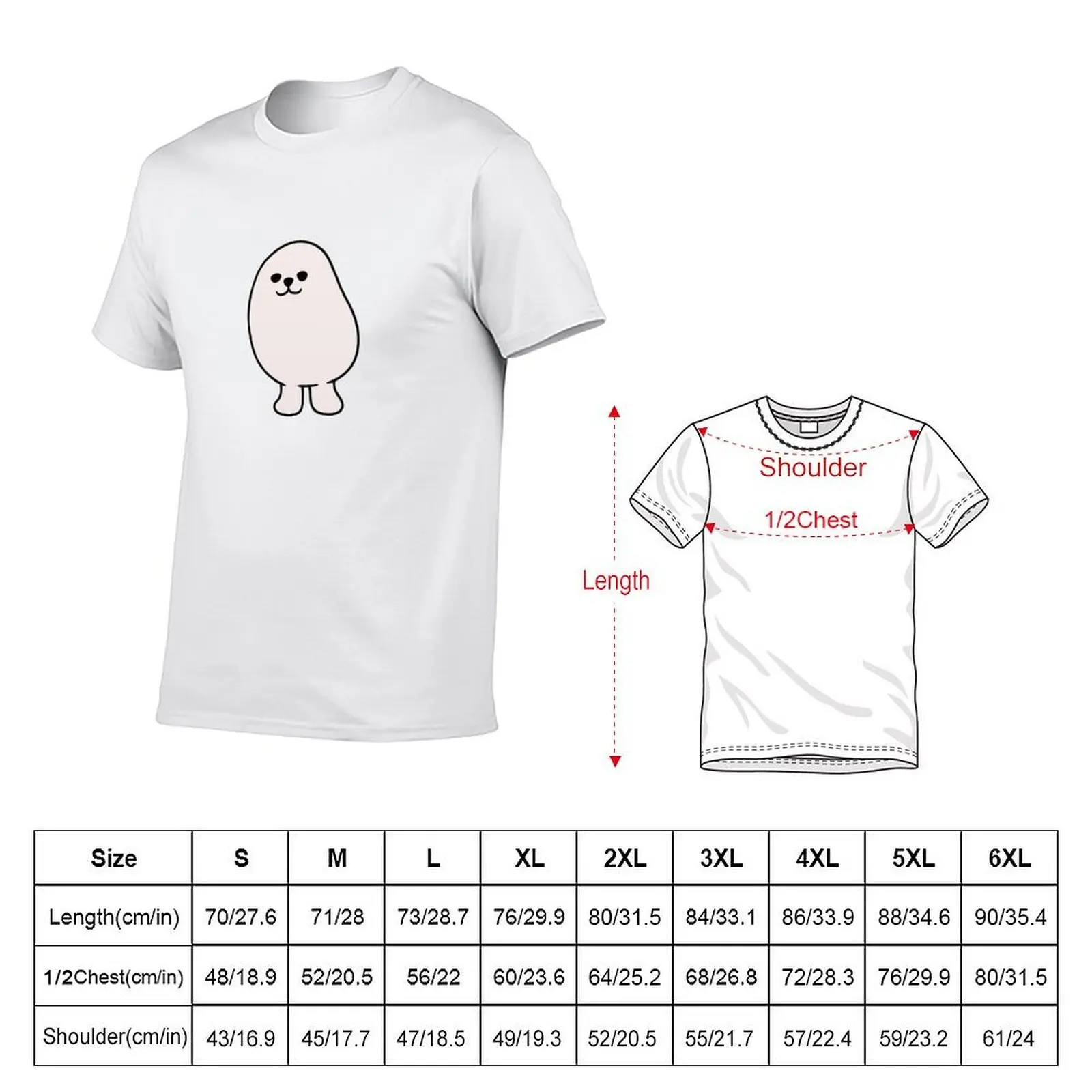 Dancing Eggdog T-Shirt Big and Tall Casual T-Shirt