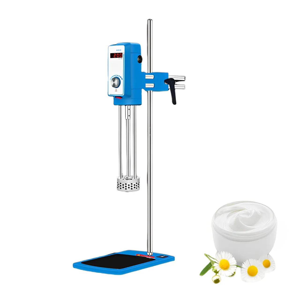 WEIAI Lab Industrial High Shear Mixer Homogeneous Machine 15000rpm Small  40L Cream Homogenizer Mixer Emulsifier Cosmetic