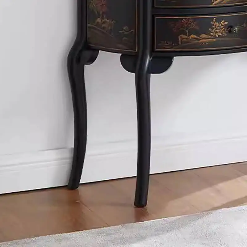 الكلاسيكية خمر طاولة وحدة التحكم تصميم فاخر الجمالية قسط وحدة التحكم الجدول الجمال درج تافولو سالوتو أثاث غرفة المعيشة #4