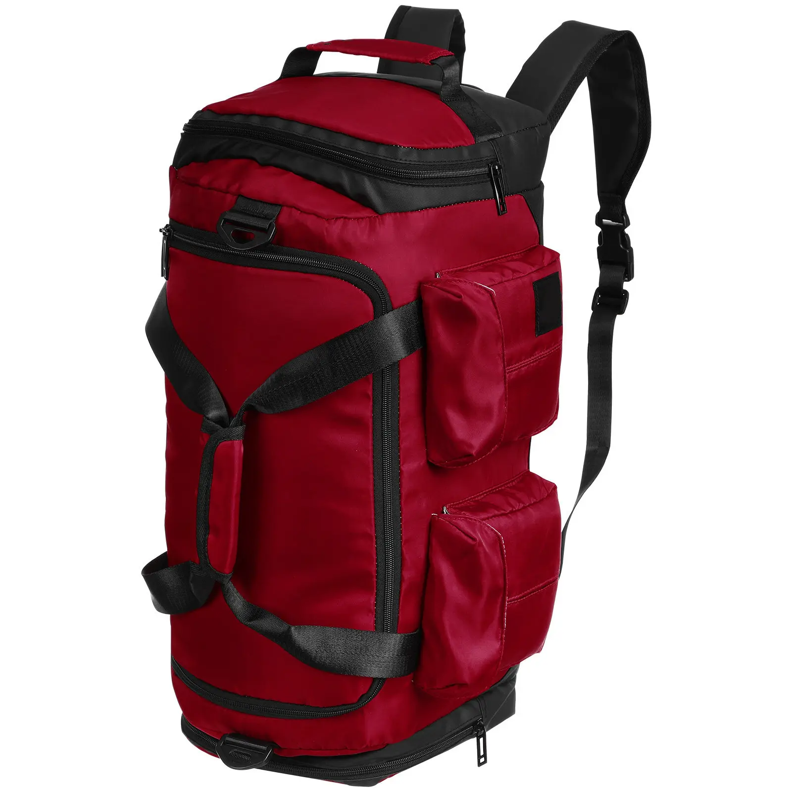 

Large Capacity Fitness Bag Dry Wet Separation Gym Travel Tote Bags Portable Overnight Weekender Duffel Bag for Men Black