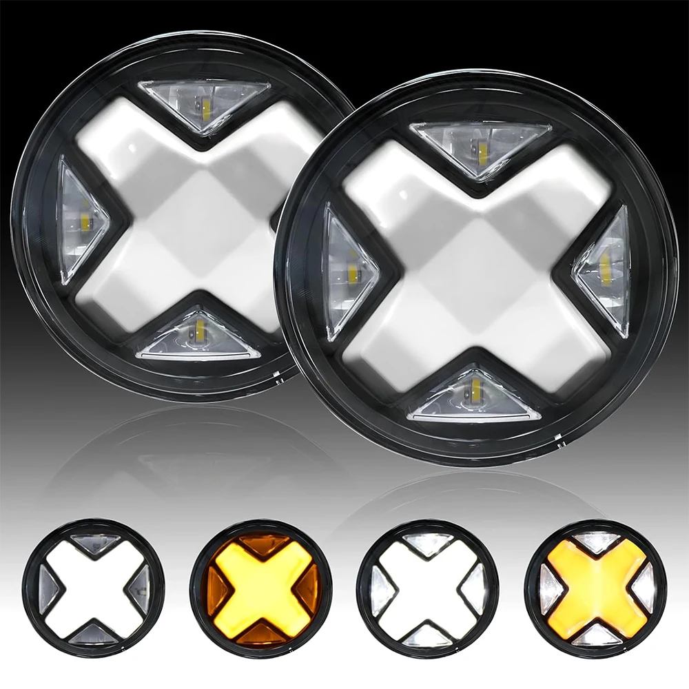 

LED Fog Light Assembly for Toyota Tacoma 2005-2011 with DRL for 2007-2013 Tundra Fog Lamp for 2004-2006 Solara 2008-2015 Sequoia