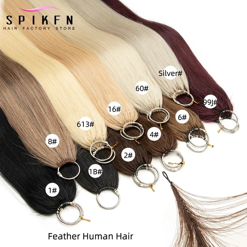 Micro Feather Line Hair Extensions 16