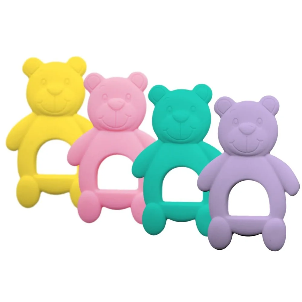 ห่วงโซ่ empeng silikon แบบปรับได้สายรัดยางกัดของเด็กทารกปราศจากสาร BPA ฟรีสำหรับ rantai empeng Bayi