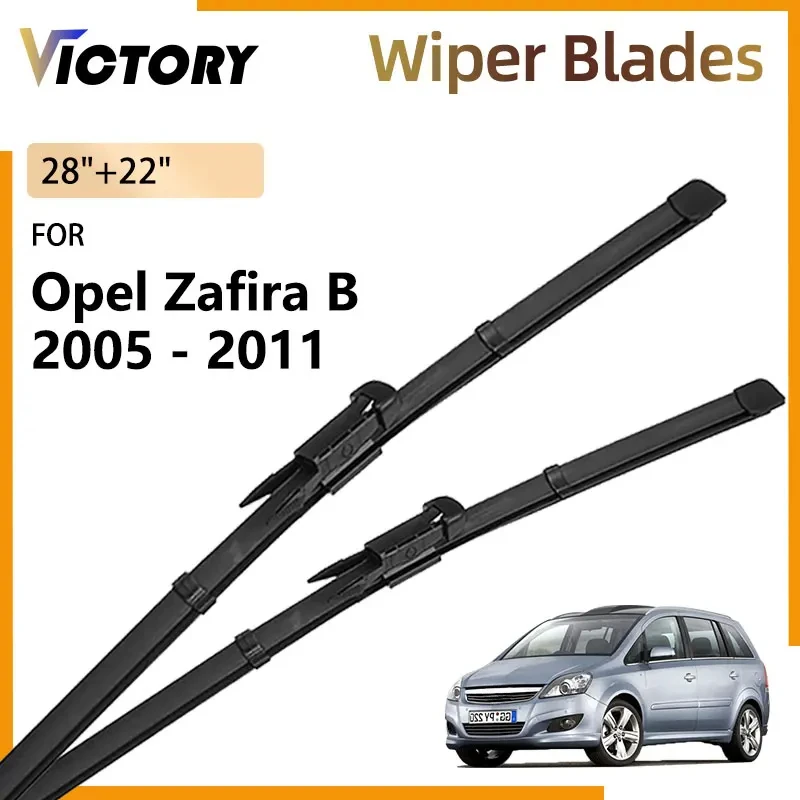 

For Chevrolet Vauxhall Opel Zafira B 2005 - 2011 2010 2009 2008 2006 Accessorie Car Front Wiper Blades Windshield Window Brushes