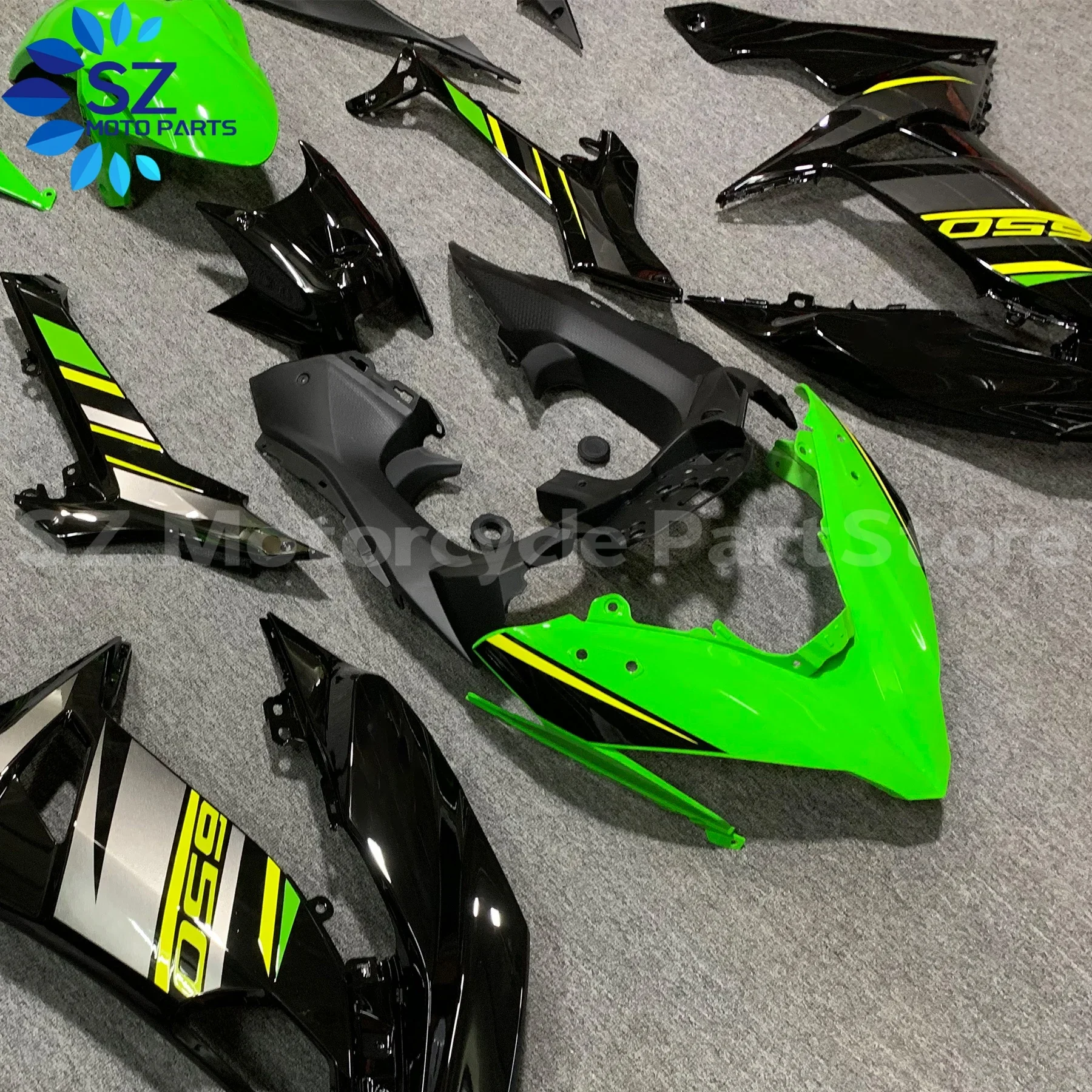Motorcycle Accessories Abs Plastic Fairing Kit Set Fit for NINJA 650 ER-6F EX650 2017 - 2019 NINJA650 ER6F 17 18 19