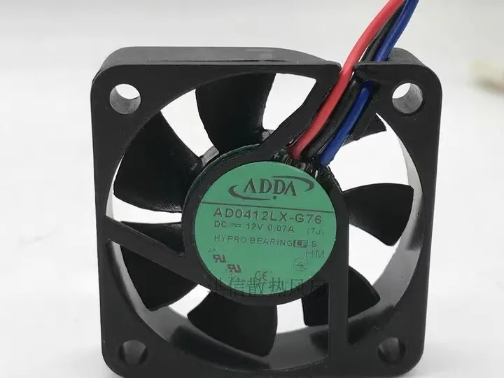 

Free shipping original 4010 AD0412LX-G76 DC12V 0.07A 4CM silent cooling fan
