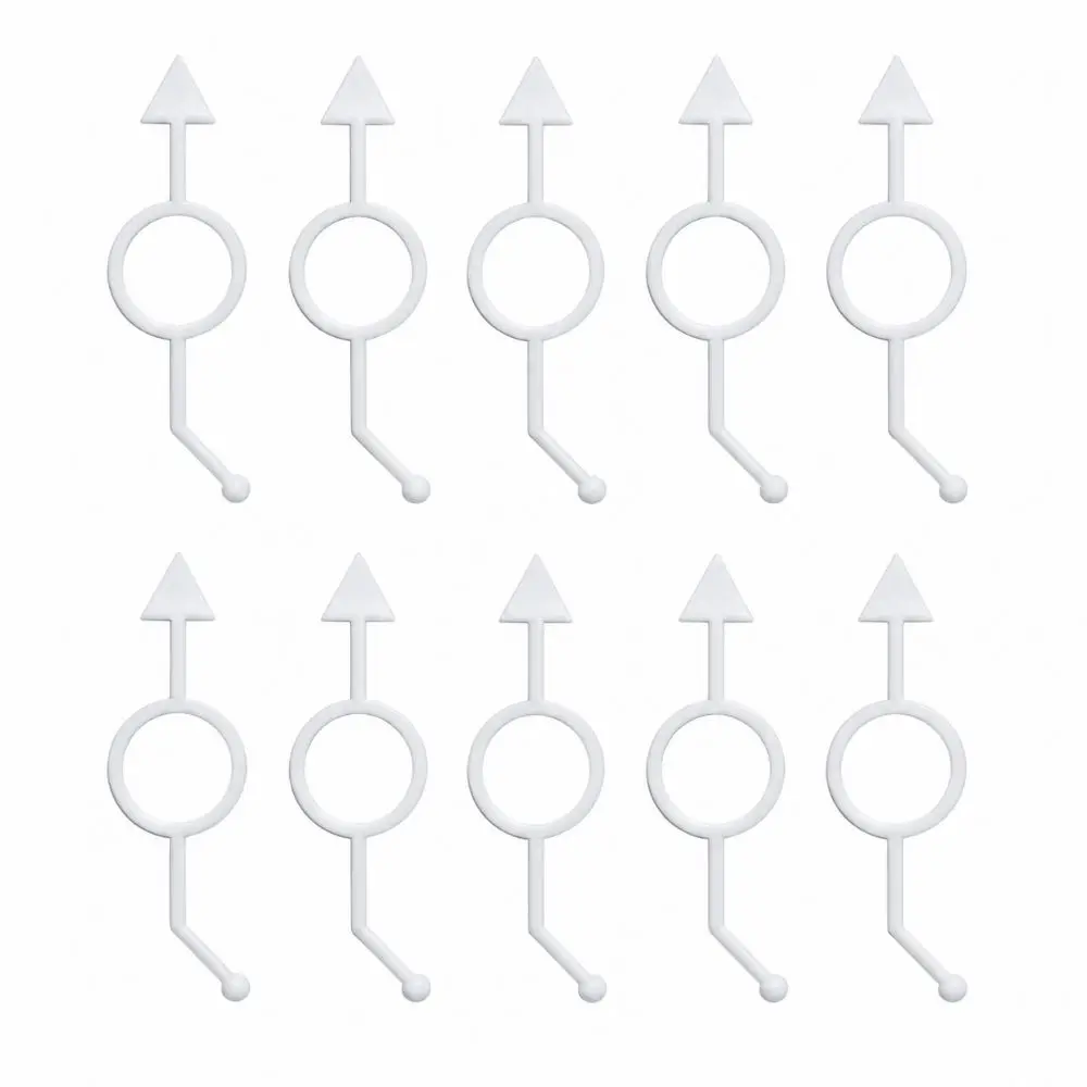 10PCS Plastic Billiards Aiming Marker Practice Aiming White Billiard Angle Trainer Pool Cue Aiming Helper For Beginners