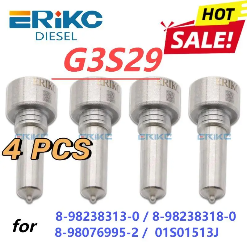 

4PCS G3S29 Fuel Injector Nozzle g3s29 Auto Injecion Parts 295050-0170 For Denso 8-98238313-0 8-98238318-0 8-98076995-2 01S01513J