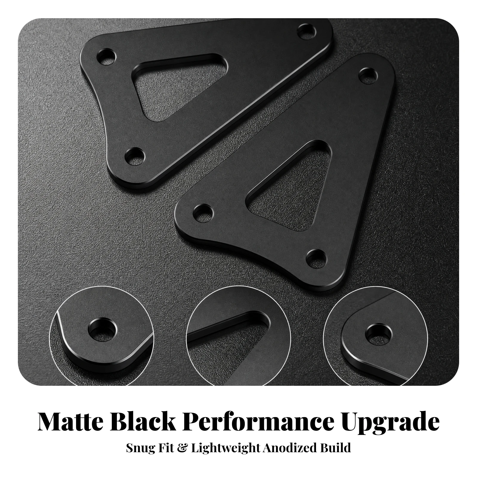 2 Pieces Lowering Link Plate Anodized Lowering Links Motorcycle Part Corrosion-Resistant Hardware Long-Lasting