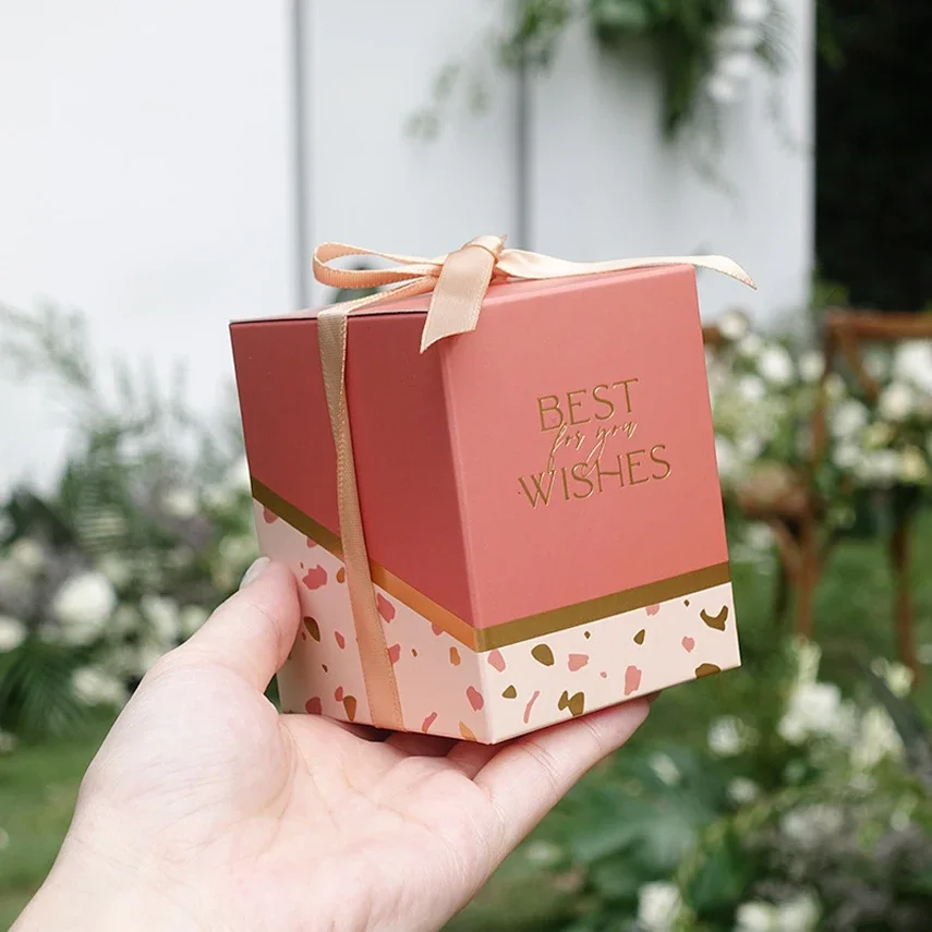 Small Fresh Wedding Candy Box Ins wind Souvenir gift box Wedding Birthday Christmas Favor Present Boxes Packing Best wishes