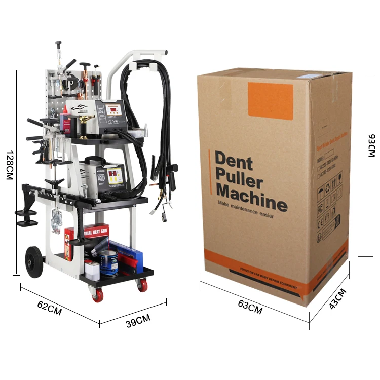 

FUNISI Metal Body Repair Equipment Auto Remover Car Repair Body Equipment Dent Pulling Machine for Steel Car Welder Dent Puller