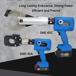 Electric Hydraulic Cable Cutter SME-45A/65C Portable Cable Scissors Cable Shear Copper Aluminum Armored Cabel Cutting machine