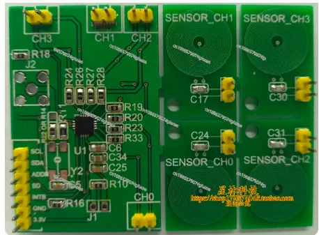 

For Ldc1614 Module Metal Detection Touch Industry Sensor High Resolution 28 Bit