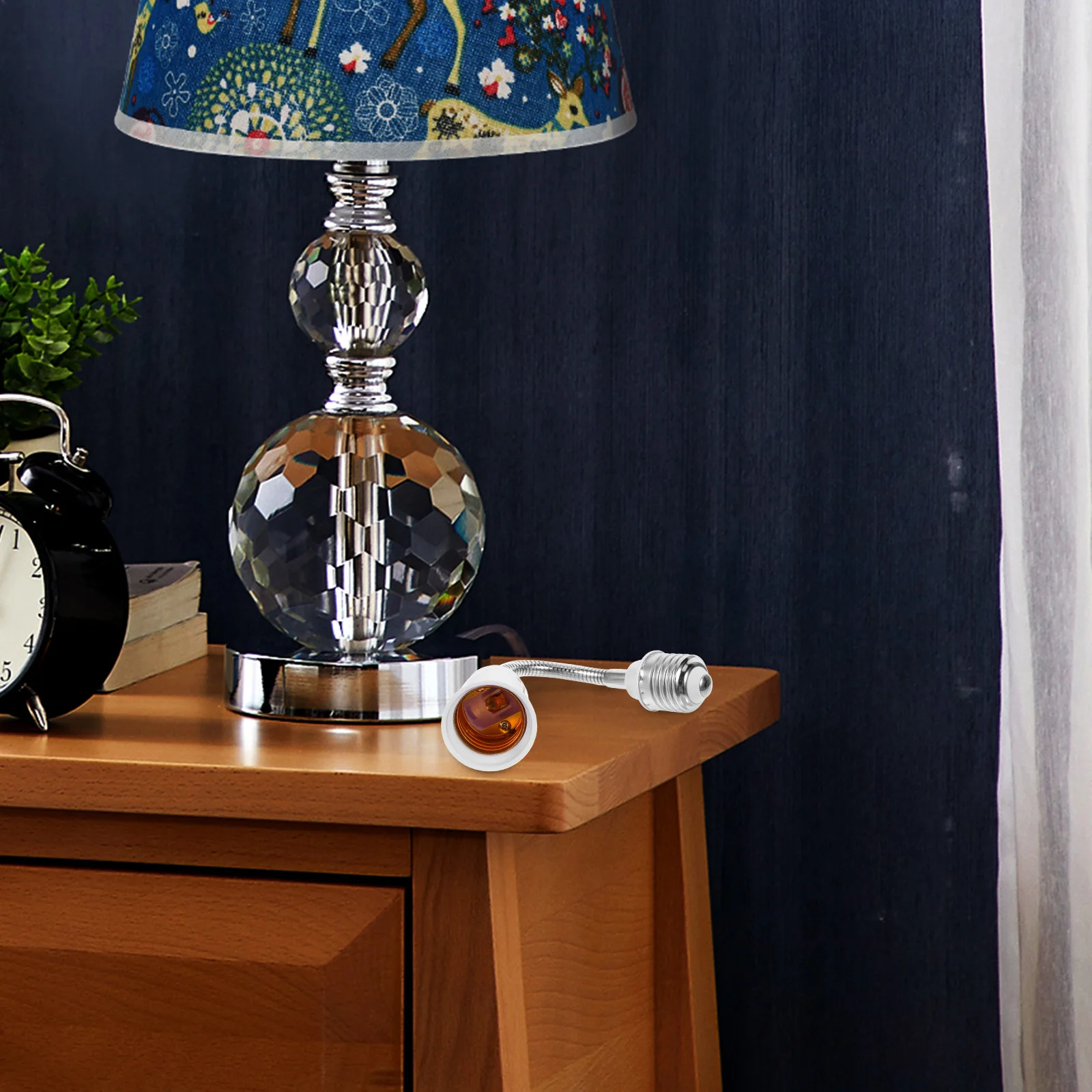 

1pcs E27 To E27 Light Bulb Extender Socket Sturdy Pc Material Lamp Base Extension Adapter For Garage Basement Workshop Lighting