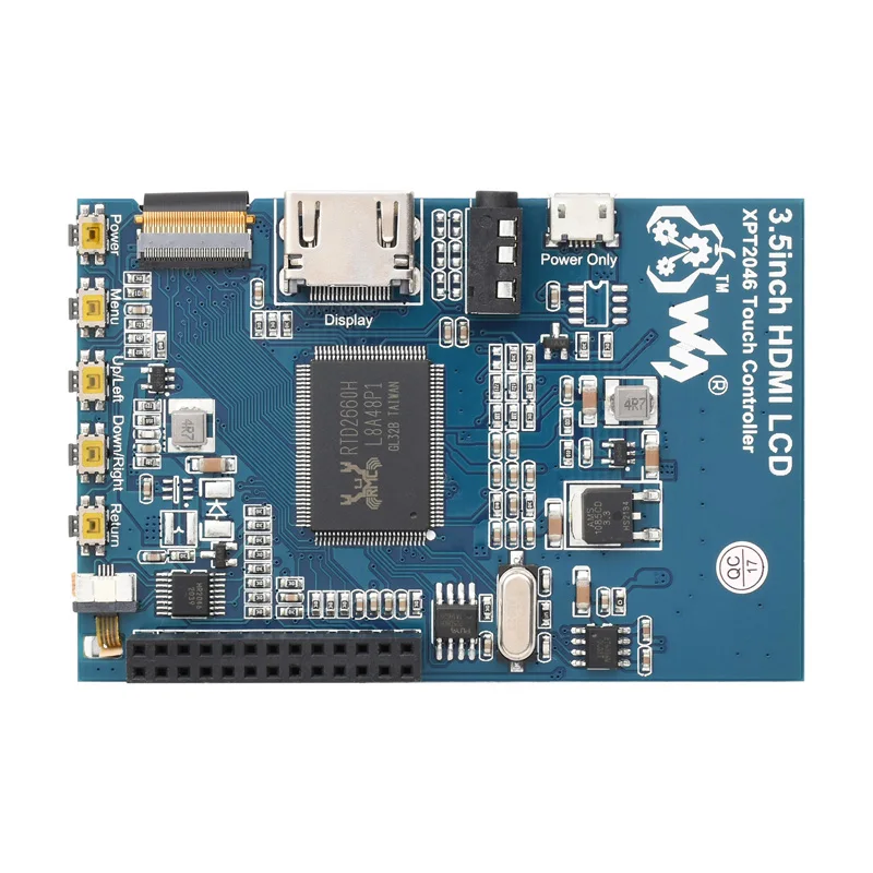 Imagem -04 - Tela de Toque Resistiva Lcd para Raspberry pi Hdmi Ips Resolução 480x320 3.5