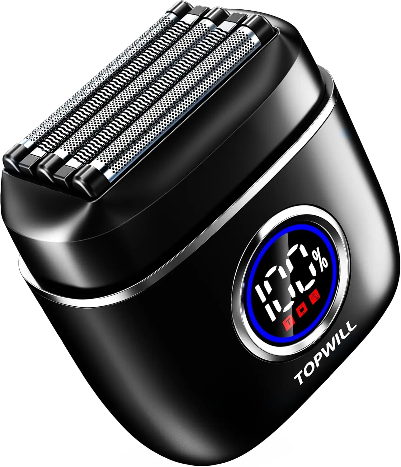 

Мощная электробритва для мужчин - портативная бритва с 5 лезвиями, для влажного и сухого использования, с зарядкой через USB-C