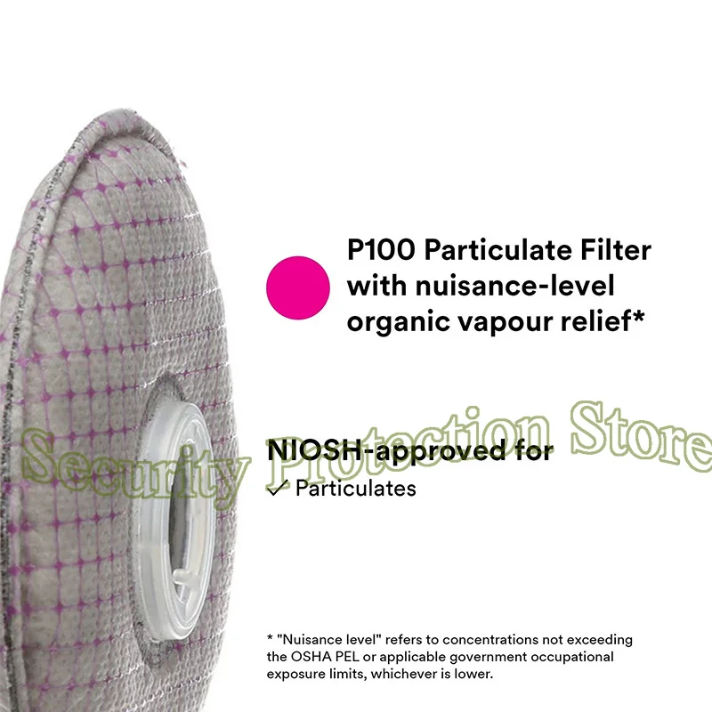 2297/ 2291 P100 مرشح تنفس متقدم يعتمد على الجسيمات مستوى المعاق تخفيف البخار العضوي/التعدين/بناء السفن/القاد #3