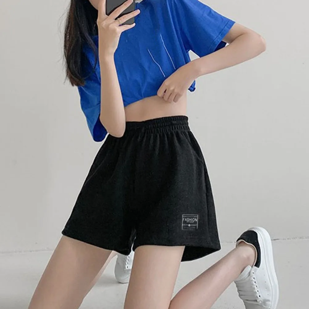 

For Home Elastic Waist High-waisted Pants Home Loungewear M Comfortable Casual Pants For Girls Elastic Waistband High Waist