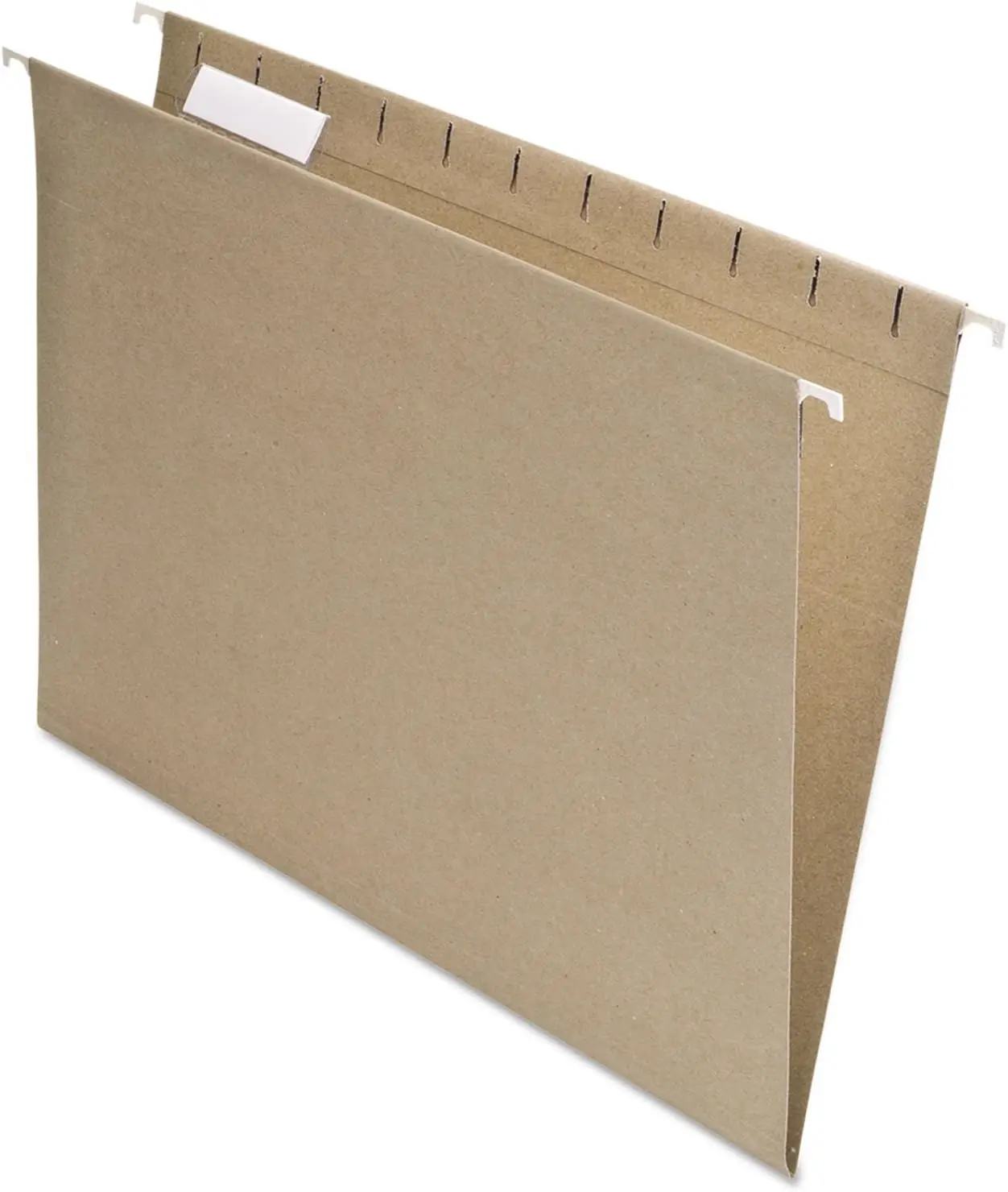 

100% Recycled Hanging Folders, Letter Size, 1/5 Cut, Natural Color, 25 per Box